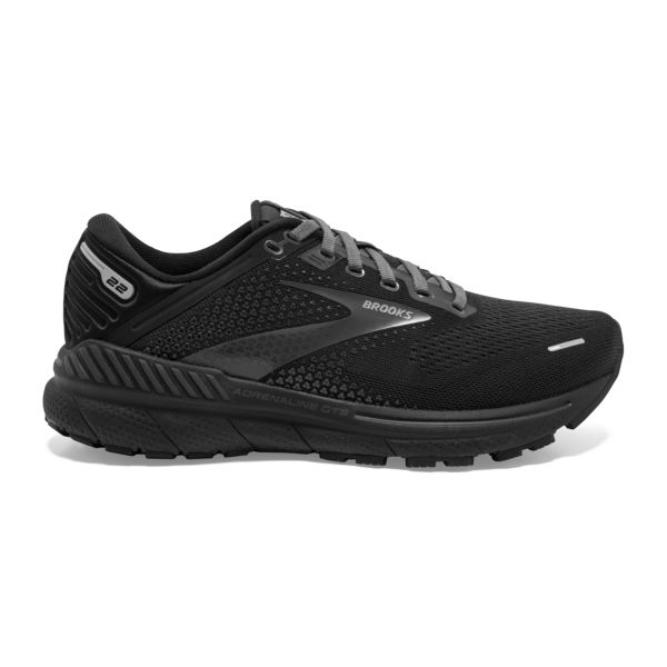 Tenis Para Correr En Carretera Brooks Adrenaline GTS 22 Mujer Negros Grises | Mexico-38629