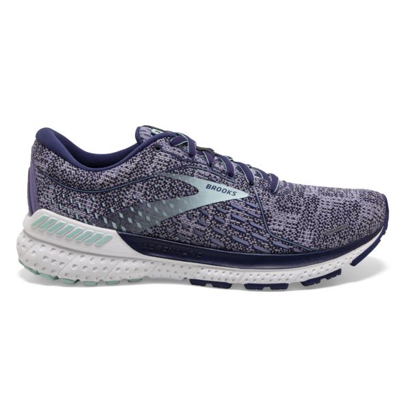 Tenis Para Correr En Carretera Brooks Adrenaline GTS 21 Mujer Morados Azules Blancos | Mexico-713486