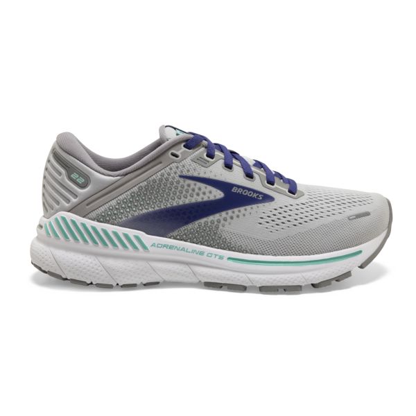 Tenis Para Correr En Carretera Brooks Adrenaline GTS 22 Mujer Grises Azules Verdes | Mexico-781469