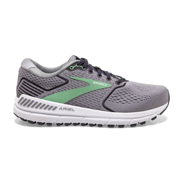 Tenis Para Correr En Carretera Brooks Ariel 20 Mujer Grises Negros Verdes | Mexico-739684