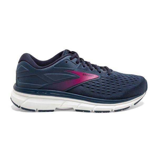 Tenis Para Correr En Carretera Brooks Dyad 11 Mujer Azules Azul Marino Rosas | Mexico-914762