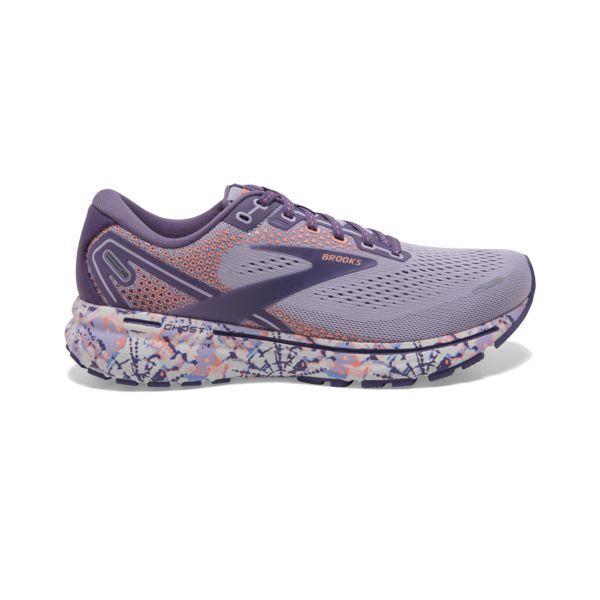 Tenis Para Correr En Carretera Brooks Ghost 14 Mujer Morados Rosas | Mexico-561293