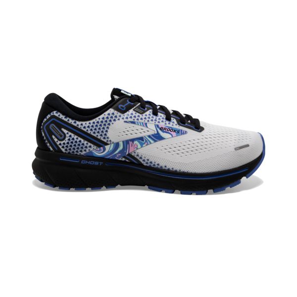 Tenis Para Correr En Carretera Brooks Ghost 14 Hombre Blancos Negros Azules | Mexico-816932