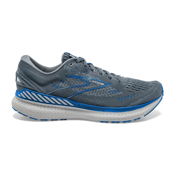 Tenis Para Correr En Carretera Brooks Glycerin GTS 19 Hombre Grises Azules Blancos | Mexico-896305