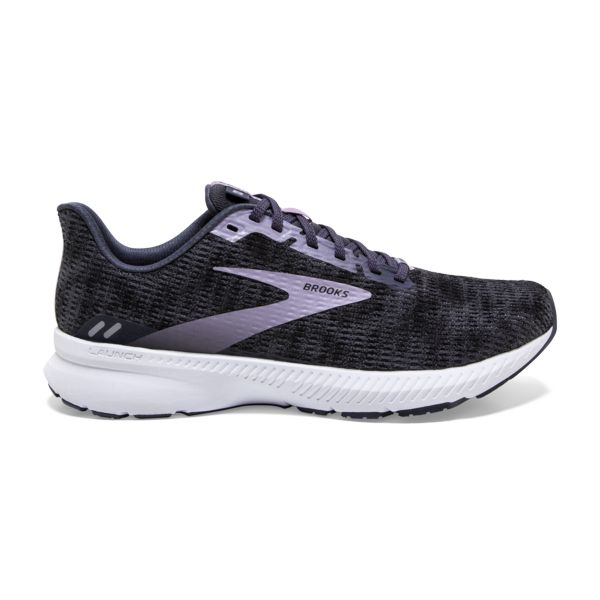 Tenis Para Correr En Carretera Brooks Launch 8 Mujer Negros Morados Blancos | Mexico-352478