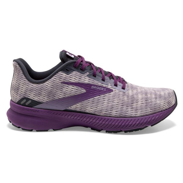 Tenis Para Correr En Carretera Brooks Launch 8 Mujer Grises Morados | Mexico-802415