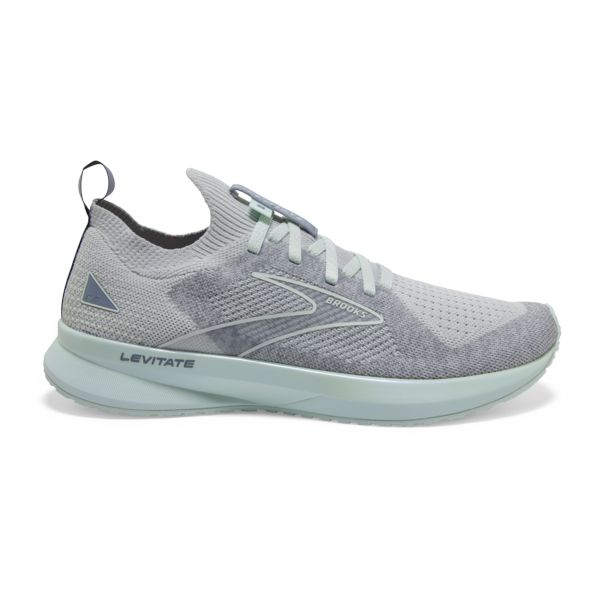 Tenis Para Correr En Carretera Brooks Levitate StealthFit 5 Mujer Grises Verdes | Mexico-569781