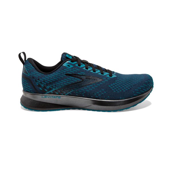 Tenis Para Correr En Carretera Brooks Levitate 5 Hombre Azul Marino Verdes Negros | Mexico-784059