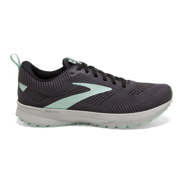 Tenis Para Correr En Carretera Brooks Revel 5 Mujer Grises Negros Verdes | Mexico-76931