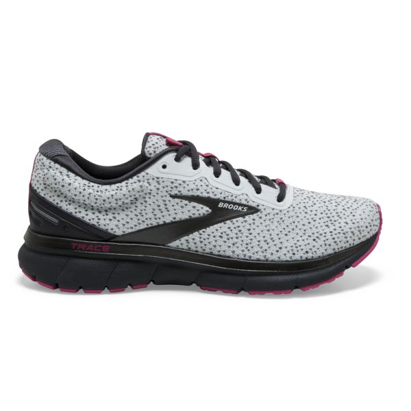 Tenis Para Correr En Carretera Brooks Trace Mujer Grises Negros Rojos | Mexico-851237