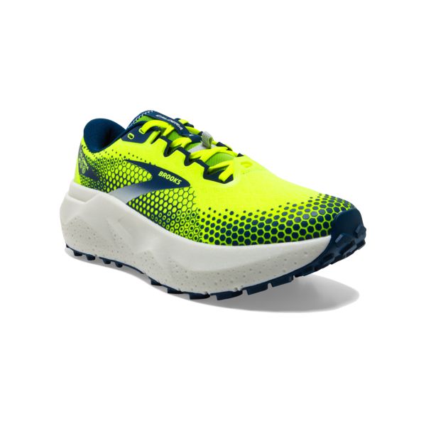 Tenis Para Trail Running Brooks Caldera 6 Hombre Amarillos Verdes Blancos | Mexico-16235