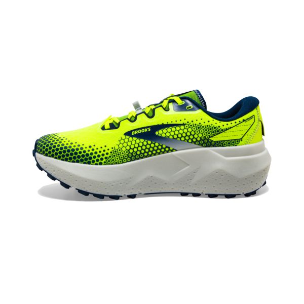 Tenis Para Trail Running Brooks Caldera 6 Hombre Amarillos Verdes Blancos | Mexico-16235