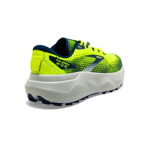 Tenis Para Trail Running Brooks Caldera 6 Hombre Amarillos Verdes Blancos | Mexico-16235