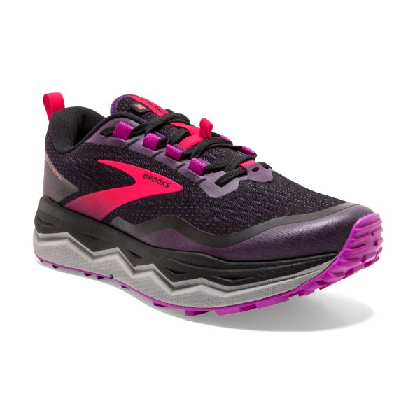 Tenis Para Trail Running Brooks Caldera 5 Mujer Negros Morados Rojos | Mexico-285601