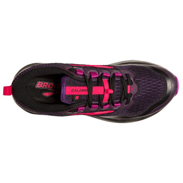 Tenis Para Trail Running Brooks Caldera 5 Mujer Negros Morados Rojos | Mexico-285601