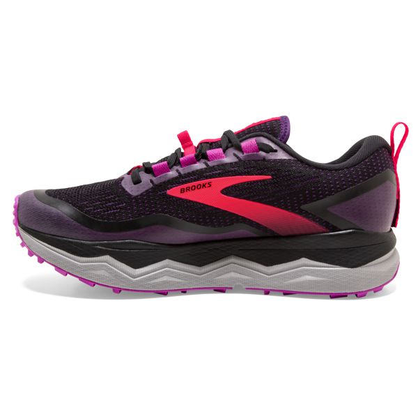 Tenis Para Trail Running Brooks Caldera 5 Mujer Negros Morados Rojos | Mexico-285601