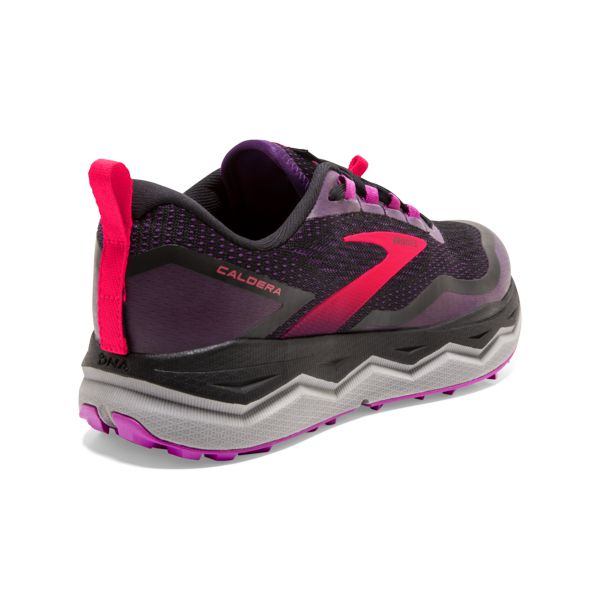 Tenis Para Trail Running Brooks Caldera 5 Mujer Negros Morados Rojos | Mexico-285601