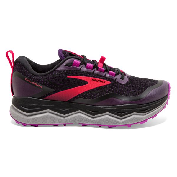 Tenis Para Trail Running Brooks Caldera 5 Mujer Negros Morados Rojos | Mexico-285601