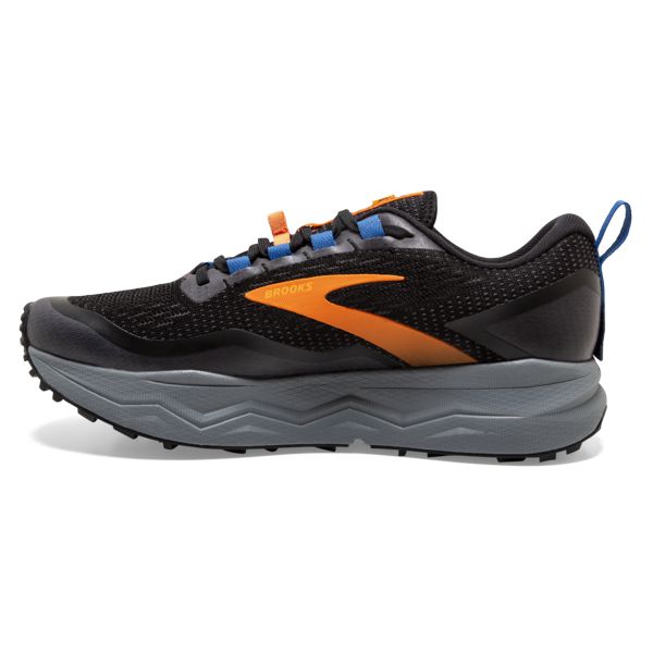 Tenis Para Trail Running Brooks Caldera 5 Hombre Negros Amarillos Azules | Mexico-389706