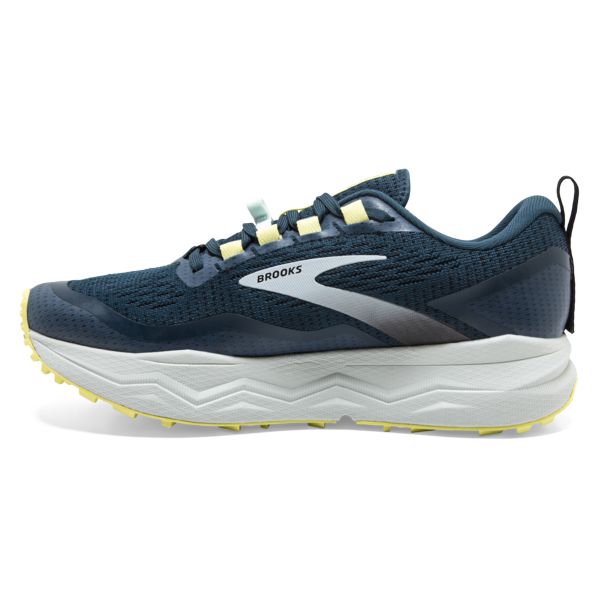 Tenis Para Trail Running Brooks Caldera 5 Mujer Azules Grises Amarillos | Mexico-539170