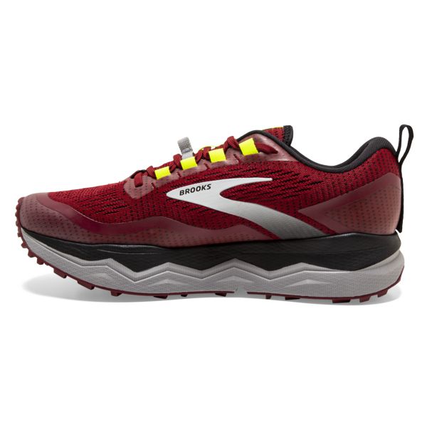 Tenis Para Trail Running Brooks Caldera 5 Hombre Rojos Negros Amarillos | Mexico-820693