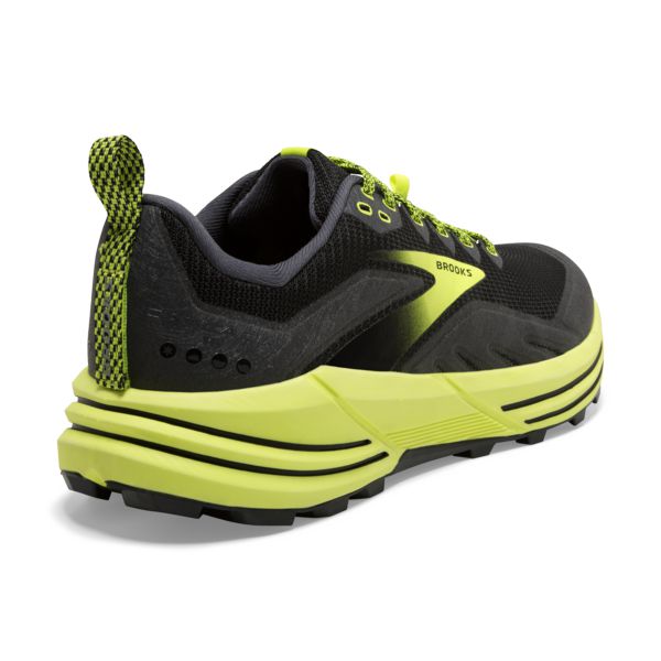 Tenis Para Trail Running Brooks Cascadia 16 Hombre Negros Amarillos | Mexico-137268