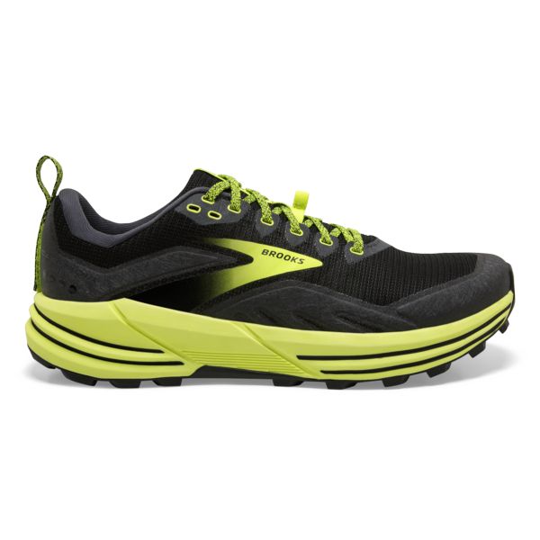 Tenis Para Trail Running Brooks Cascadia 16 Hombre Negros Amarillos | Mexico-137268