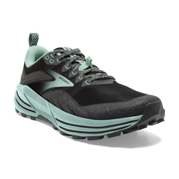 Tenis Para Trail Running Brooks Cascadia 16 Mujer Negros Verdes | Mexico-528370