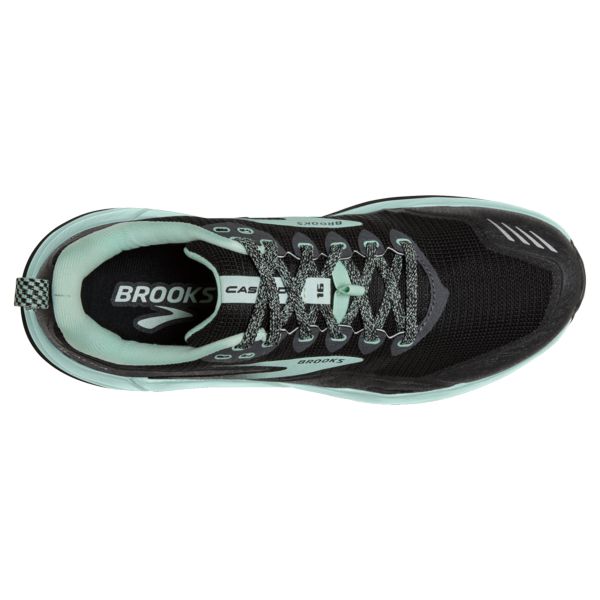 Tenis Para Trail Running Brooks Cascadia 16 Mujer Negros Verdes | Mexico-528370