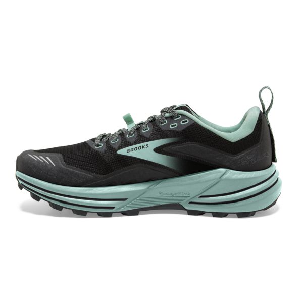 Tenis Para Trail Running Brooks Cascadia 16 Mujer Negros Verdes | Mexico-528370