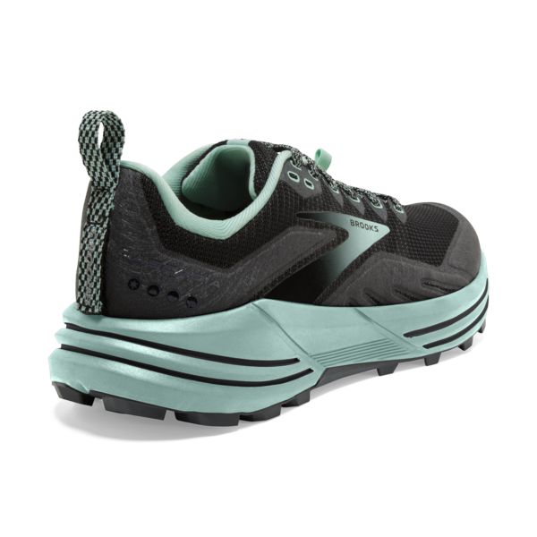 Tenis Para Trail Running Brooks Cascadia 16 Mujer Negros Verdes | Mexico-528370