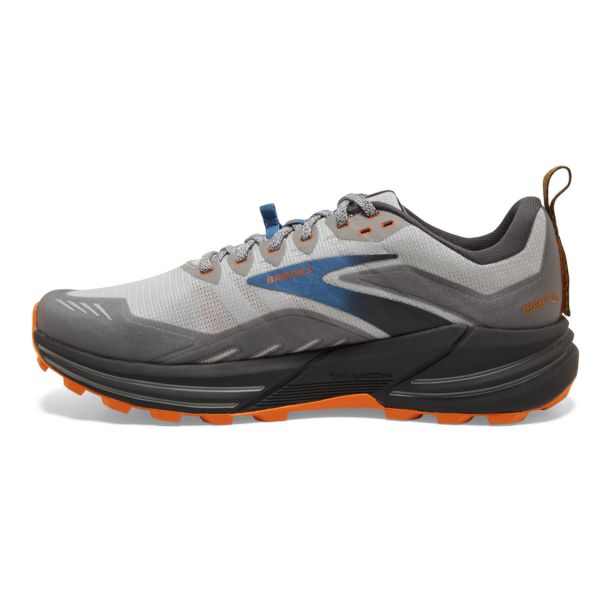 Tenis Para Trail Running Brooks Cascadia 16 Hombre Grises Azules Naranjas | Mexico-718263