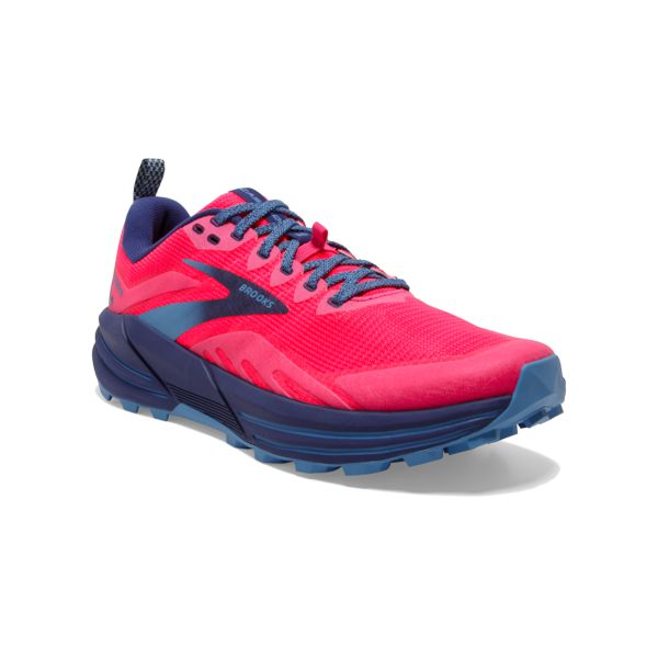 Tenis Para Trail Running Brooks Cascadia 16 Mujer Rojos Rosas Azules | Mexico-738092