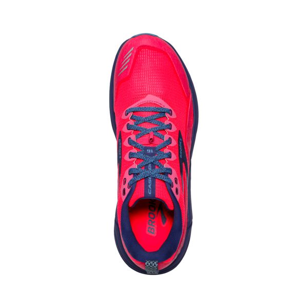 Tenis Para Trail Running Brooks Cascadia 16 Mujer Rojos Rosas Azules | Mexico-738092