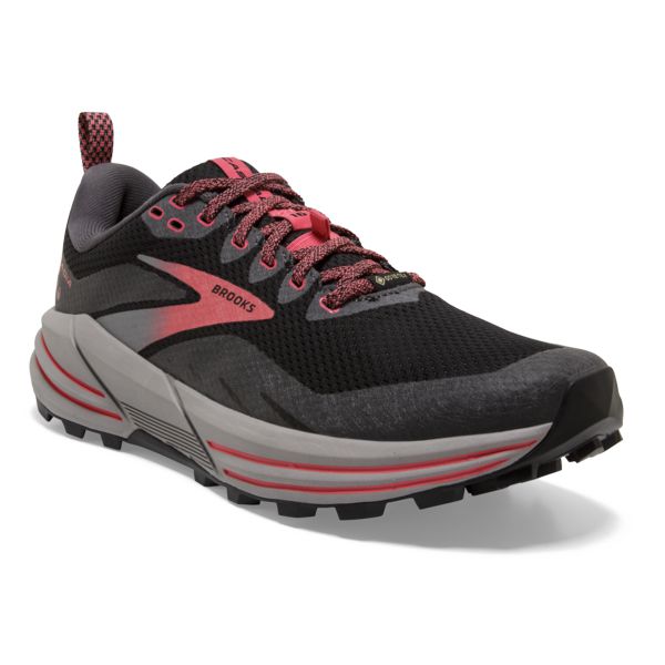 Tenis Para Trail Running Brooks Cascadia 16 GTX Mujer Negros Coral | Mexico-908524