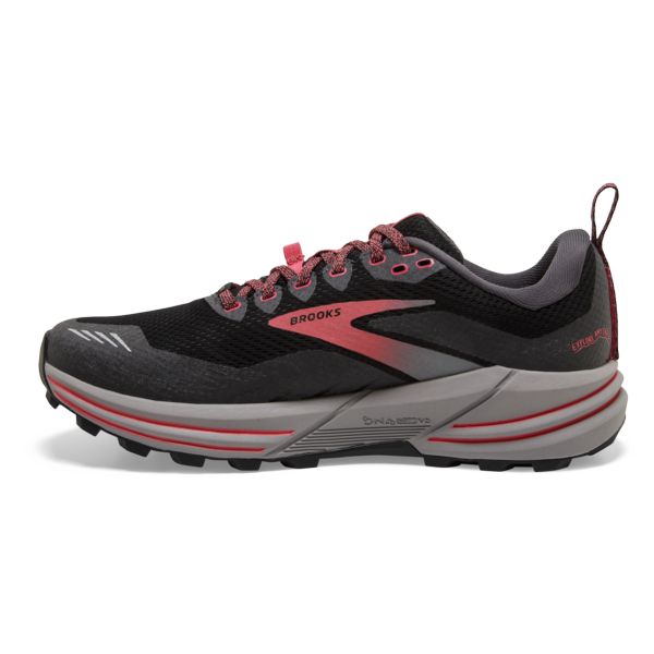 Tenis Para Trail Running Brooks Cascadia 16 GTX Mujer Negros Coral | Mexico-908524