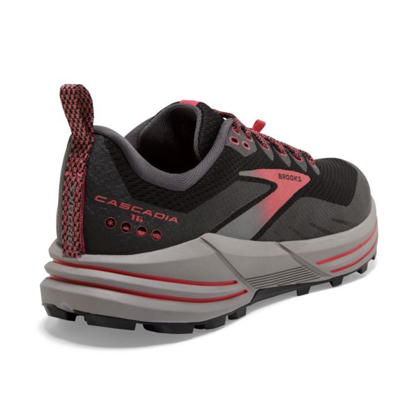 Tenis Para Trail Running Brooks Cascadia 16 GTX Mujer Negros Coral | Mexico-908524