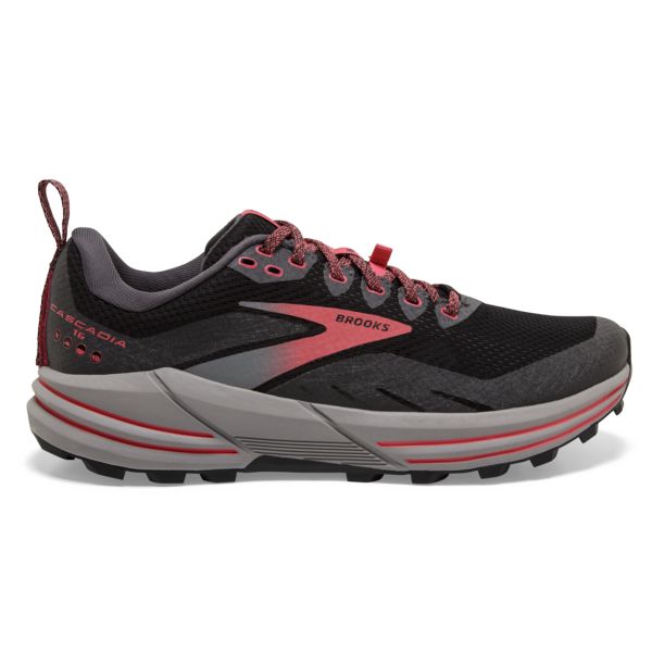 Tenis Para Trail Running Brooks Cascadia 16 GTX Mujer Negros Coral | Mexico-908524