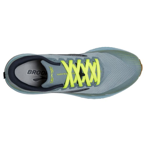 Tenis Para Trail Running Brooks Catamount Mujer Azules Amarillos Verdes | Mexico-503478