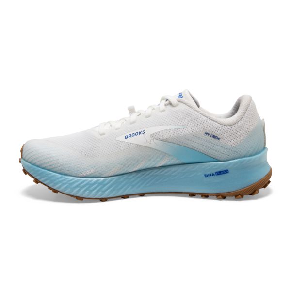 Tenis Para Trail Running Brooks Catamount Hombre Blancos Azules Marrom | Mexico-650924