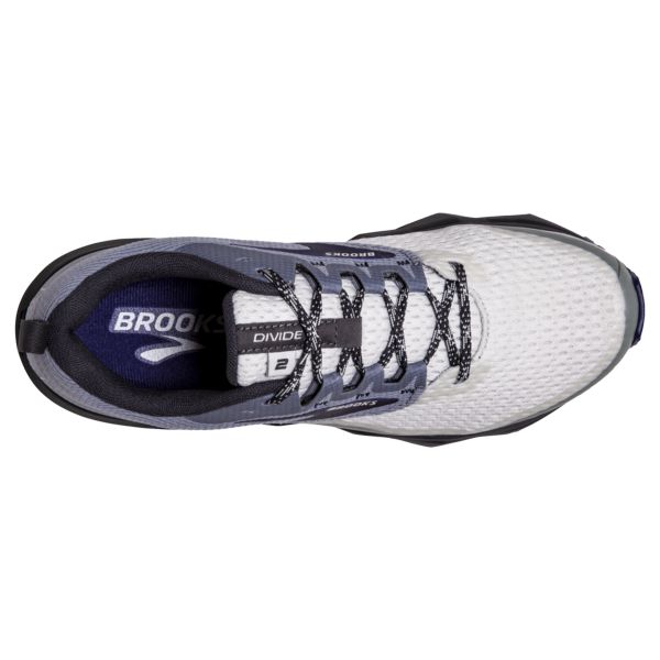 Tenis Para Trail Running Brooks Divide 2 Mujer Blancos Azules Negros | Mexico-37956