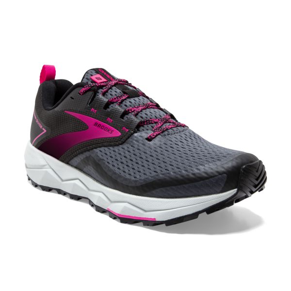 Tenis Para Trail Running Brooks Divide 2 Mujer Negros Rosas Blancos | Mexico-497386