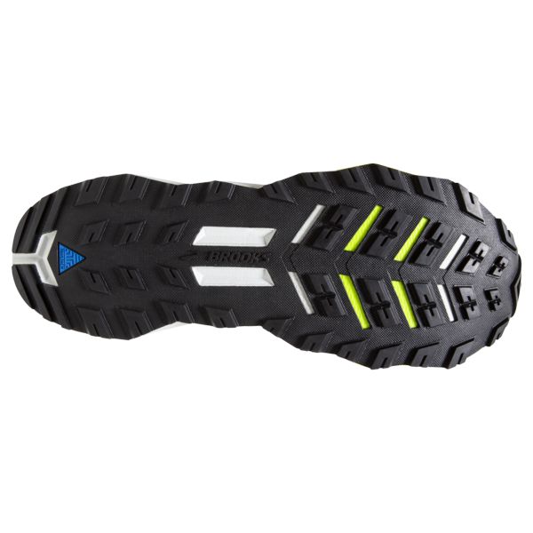 Tenis Para Trail Running Brooks Divide 2 Hombre Negros Grises Amarillos | Mexico-685071