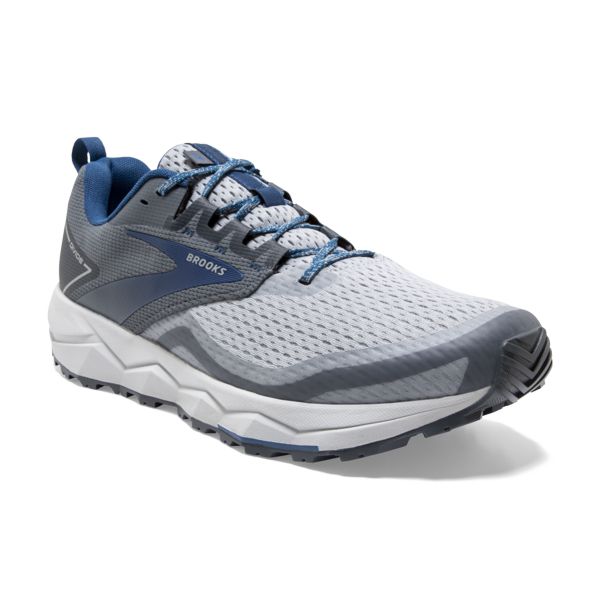 Tenis Para Trail Running Brooks Divide 2 Hombre Grises Blancos Azules | Mexico-875314