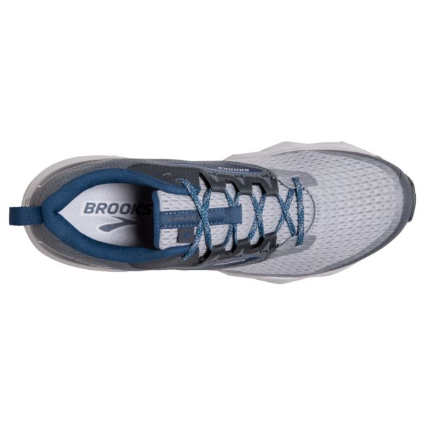 Tenis Para Trail Running Brooks Divide 2 Hombre Grises Blancos Azules | Mexico-875314