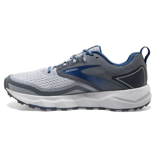 Tenis Para Trail Running Brooks Divide 2 Hombre Grises Blancos Azules | Mexico-875314